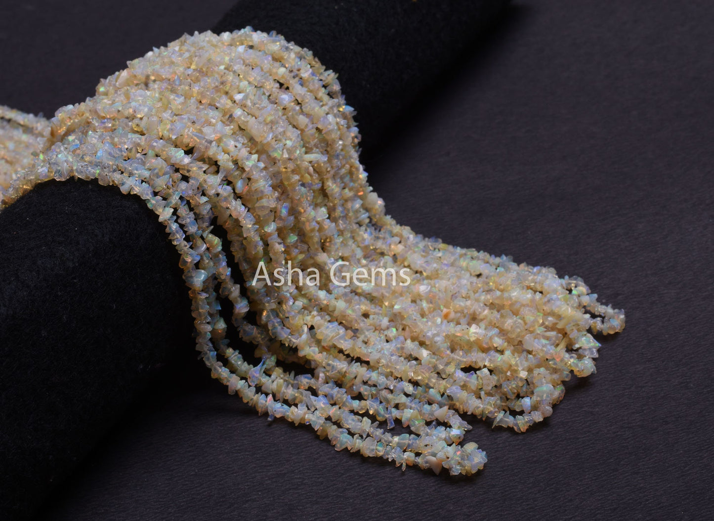34"Strand Natural Ethiopian Opal Chips Beads Uncut Gemstone,Beautiful Yellow Ethiopian Opal Raw Nuggets Smooth Beads, AAA Quality Ethiopian