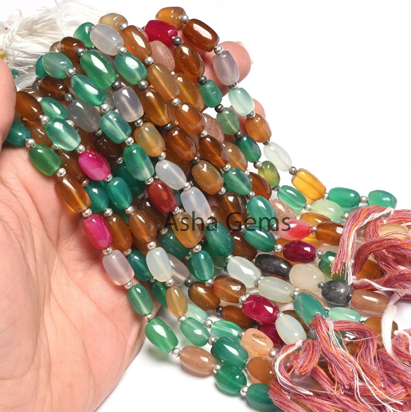 Fine Quality Multi Color Chalcedony Barrell Gemstone smooth Beads, Disco Chalcedony Uneven Handmade Fancy Shape Bead Jewelry Handicraft SALE