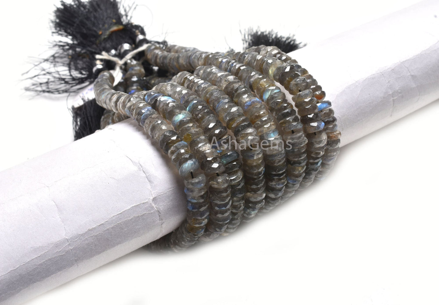 Natural Flash Labradorite Faceted Heishi Tyre Gemstone Beads, Blue Fire Labradorite Flat Wheel Shape Beads, Labradorite Bead Jewelry Crafts