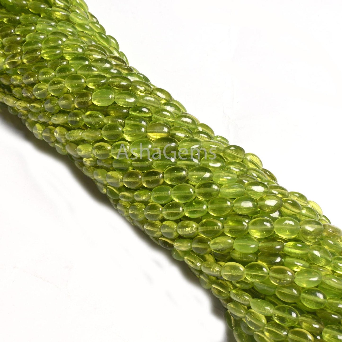 13" Beautiful Green Peridot Color Hydro Smooth Oval Shape Handmade Beads,5.5-7 mm Fine Green Hydro Plain Oval Bead Jewelry Making Craft SALE