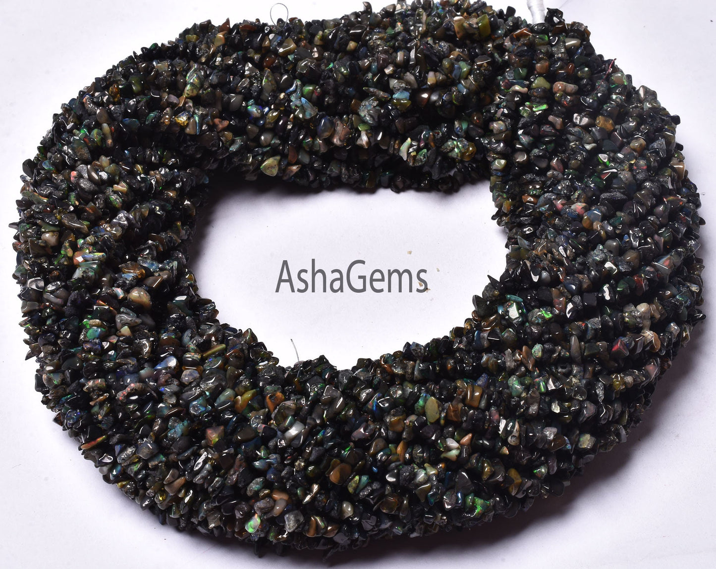 Beautiful Black Ethiopian Opal Uncut Chip Beads, Welo Fire Ethiopian Opal Smooth Raw Polish Beads, Flashy Opal Gemstone Beads For Jewelry