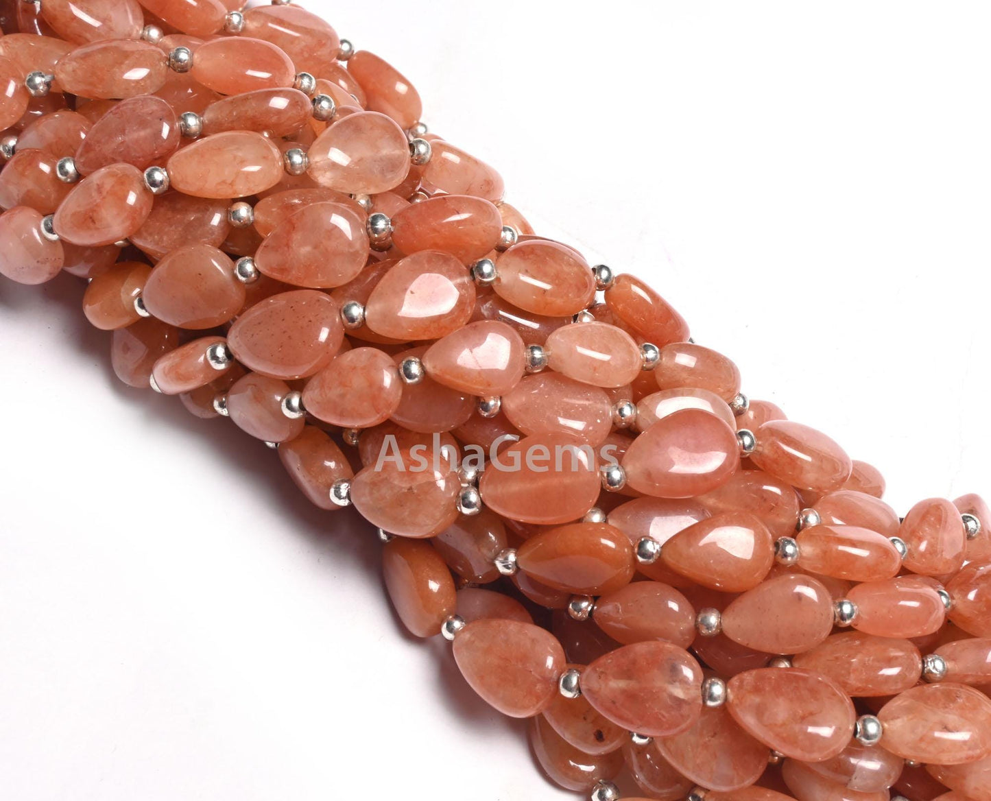 9" Fine Quality Pink Quartz Pear Shape handmade Beads, Pink Quartz Fancy Teardrop Smooth Gemstone Straight Drill Beads Jewelry making Crafts