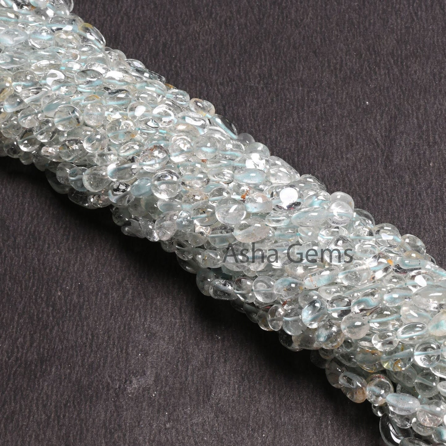 Rare Blue Aquamarine Smooth Nugget Shape Beads,5-8mm Aquamarine Handmade Tiny Tumble Beads Aquamarine Loose Gemstone Bead Jewelry Craft SALE (AG 22279)