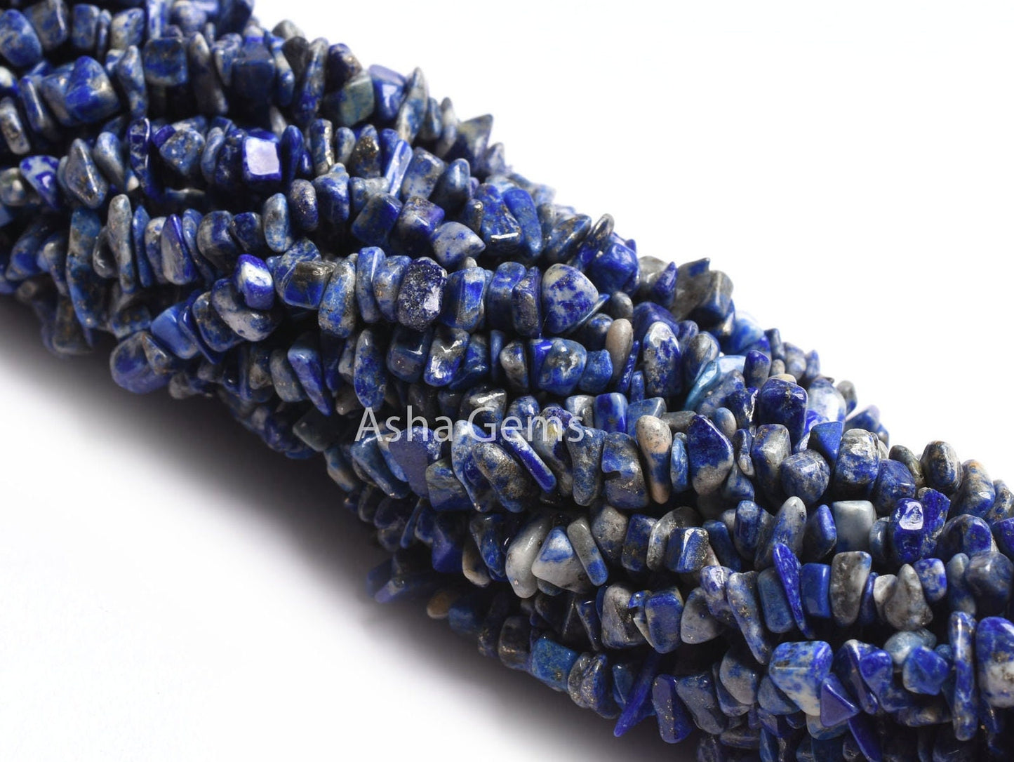 34" Strand Natural Blue Lapis Lazuli Uncut Chips Raw Nuggets Smooth Beads Gemstone Fine Quality Lapis Lazuli Chips Rough Bead Lapis Jewelry