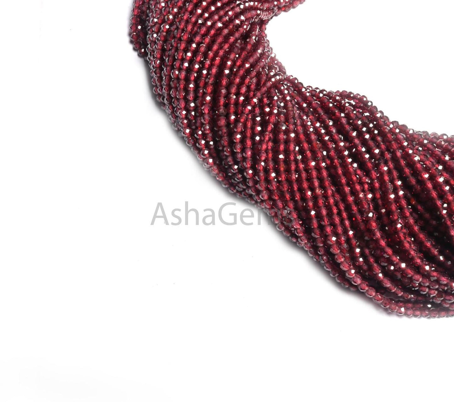 Beautiful Red Garnet Micro Cut Beads,2.4 mm Natural Mozambique Garnet Faceted Rondelle Shape Beads,12.5"Garnet Machine Cut Bead Jewelry SALE