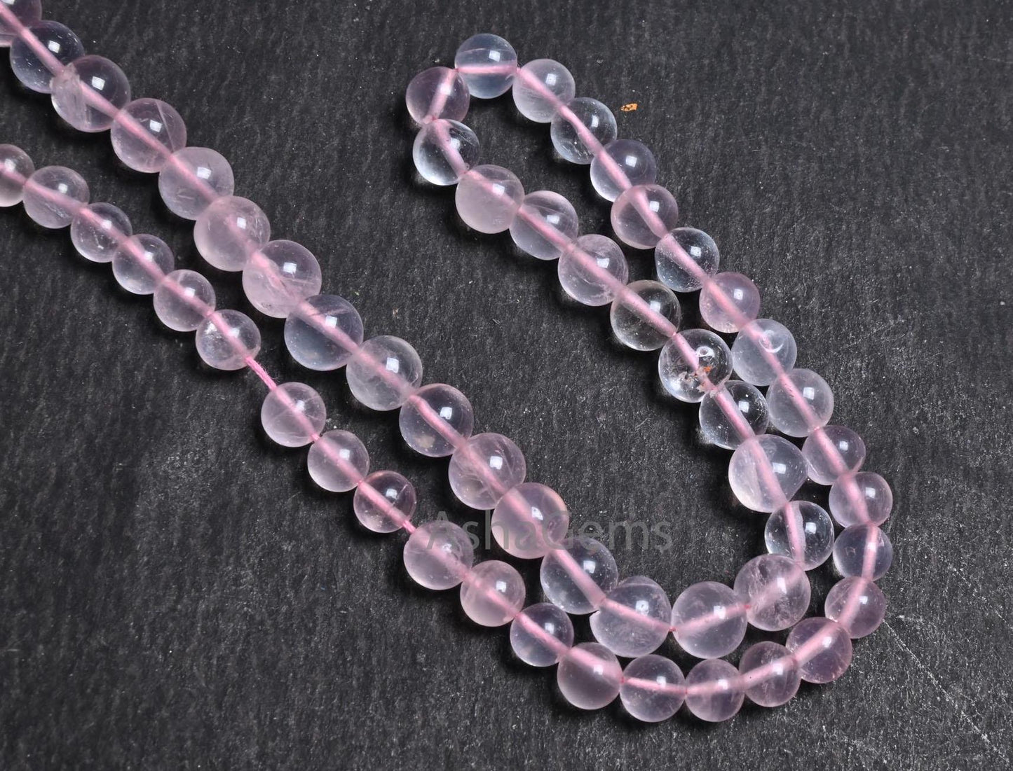 13"Strand Stunning Rose Quartz Smooth Round Shape Gemstone Beads, Fine Pink Rose Quartz Plain Round Ball Pink Quartz Bead Jewelry Craft SALE
