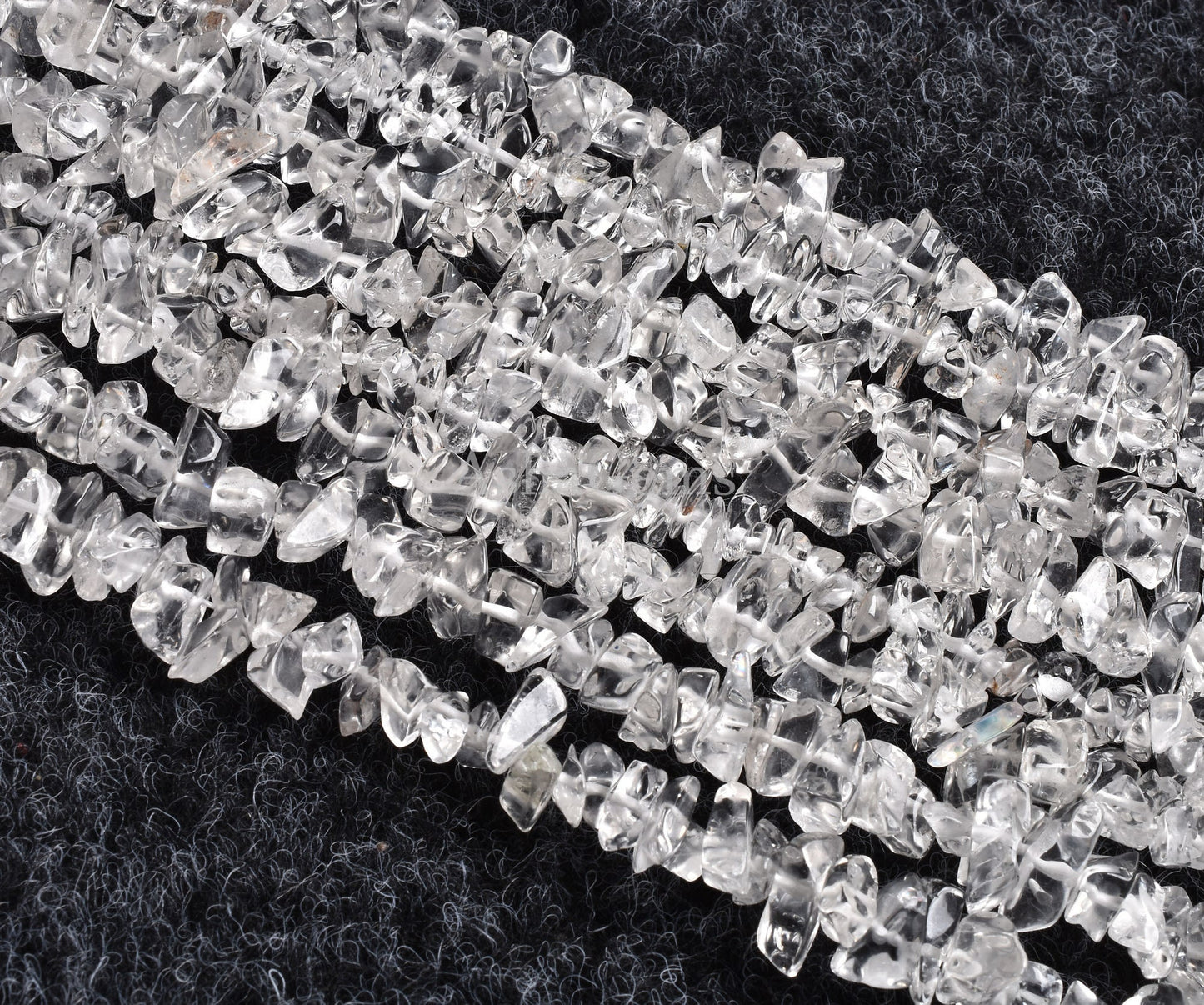 34inch Strand Natural Crystal Quartz Uncut Chips Raw Gemstone Beads,Clear Crystal Rough Smooth Nuggets Bead White Crystal Uncut Jewelry SALE