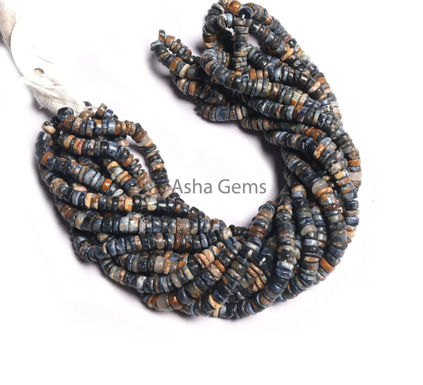Beautiful Pietersite Smooth Heishi Tyre Gemstone Beads,4.5-5 mm Natural Pietersite Handmade Flat Wheel Shape Beads Jewelry Making Craft SALE