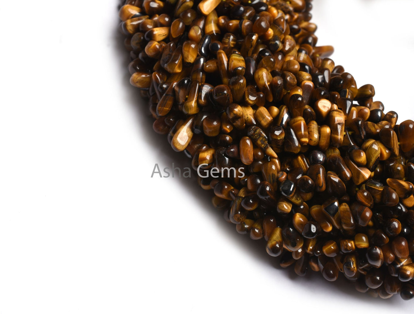 13" Strand Natural Tiger Eye Teardrop Beads, Shaded Brown-Yellow Tiger Eye Smooth Drop Handmade Beads,3.5-8mm Uneven Drops Bead Jewelry SALE