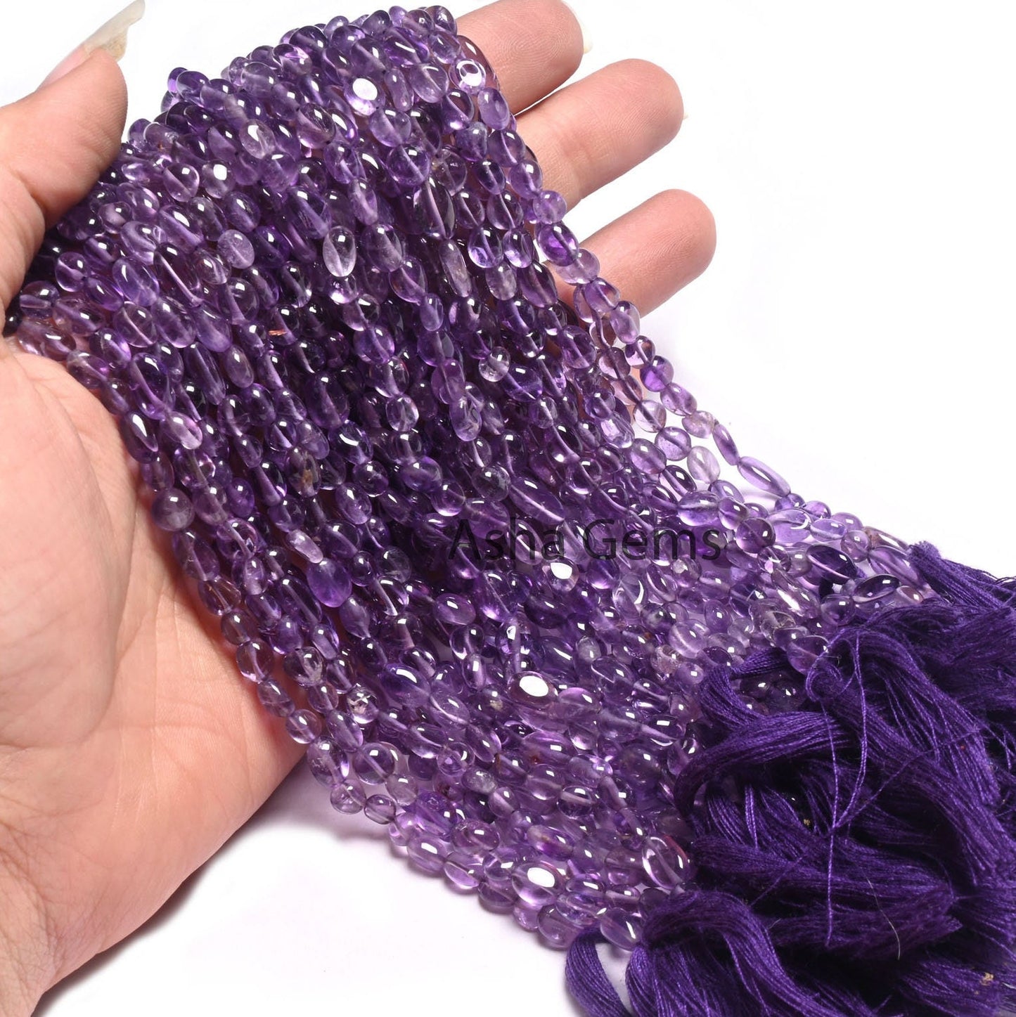 Fine Quality Purple Amethyst Tiny Nugget Gemstone Loose Beads, Africa Amethyst Smooth Uneven Tumble Handmade Beads jewelry Making Craft SALE (AG 22281)