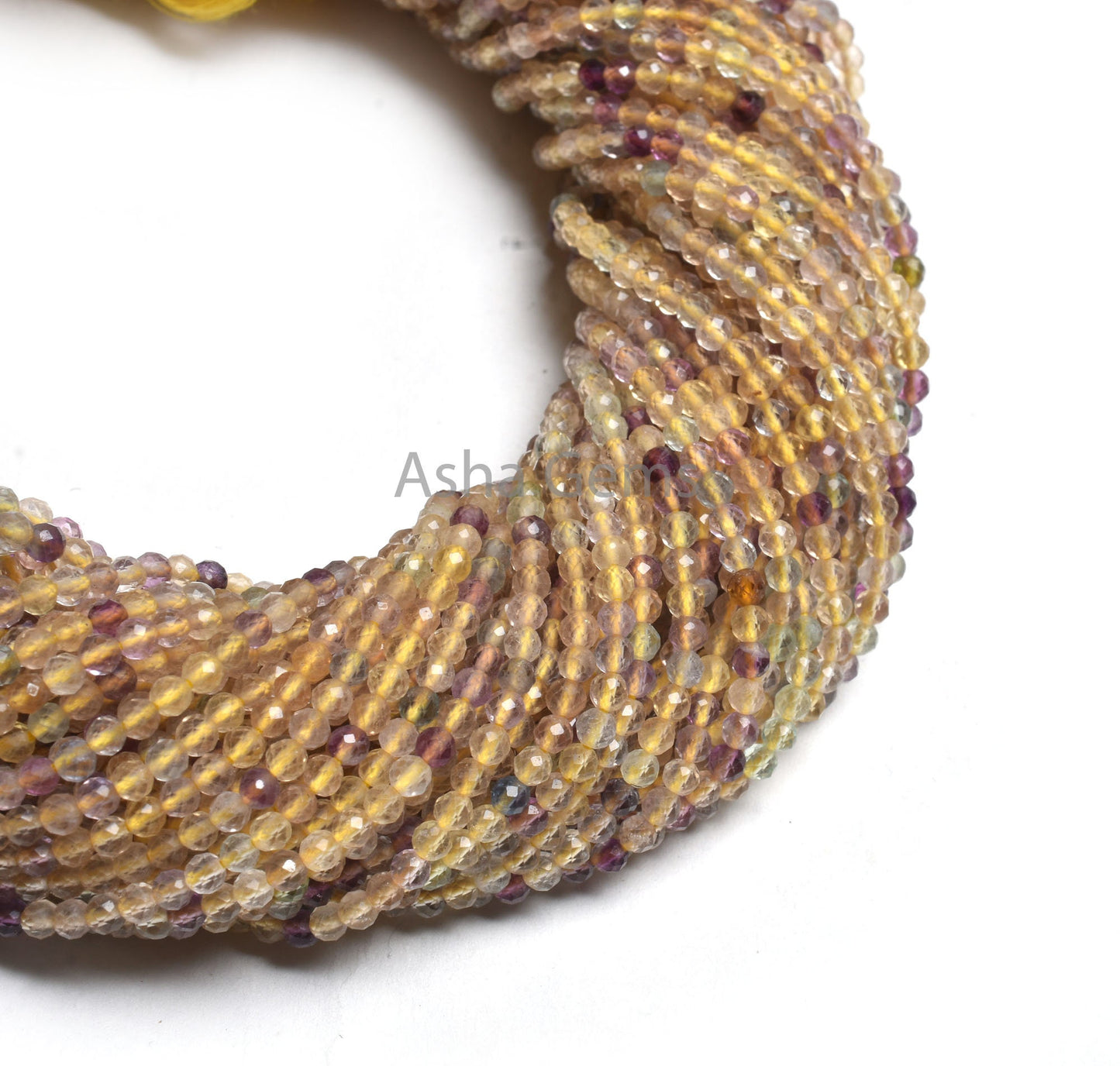 AAA Yellow Fluorite Micro Cut Faceted Rondelle Beads,3 mm Natural Fluorite Machine Cut Gemstone Beads, Rare Fluorite Bead Jewelry Craft SALE