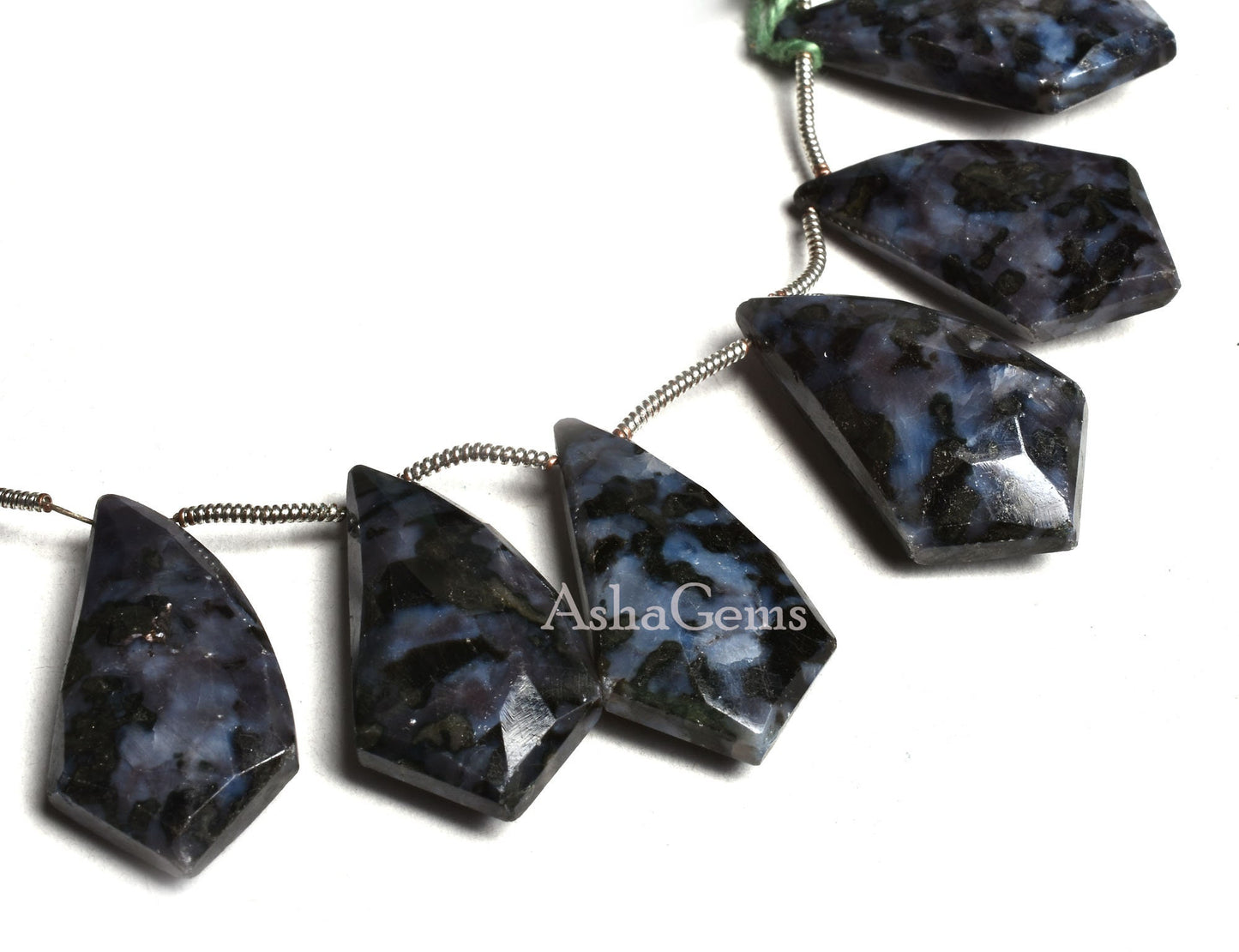 Natural Black Obsidian Fancy Shape Gemstone Beads,8" Strand Fine Black Obsidian Faceted Side Drill Briolette Beads Jewelry Making Craft SALE