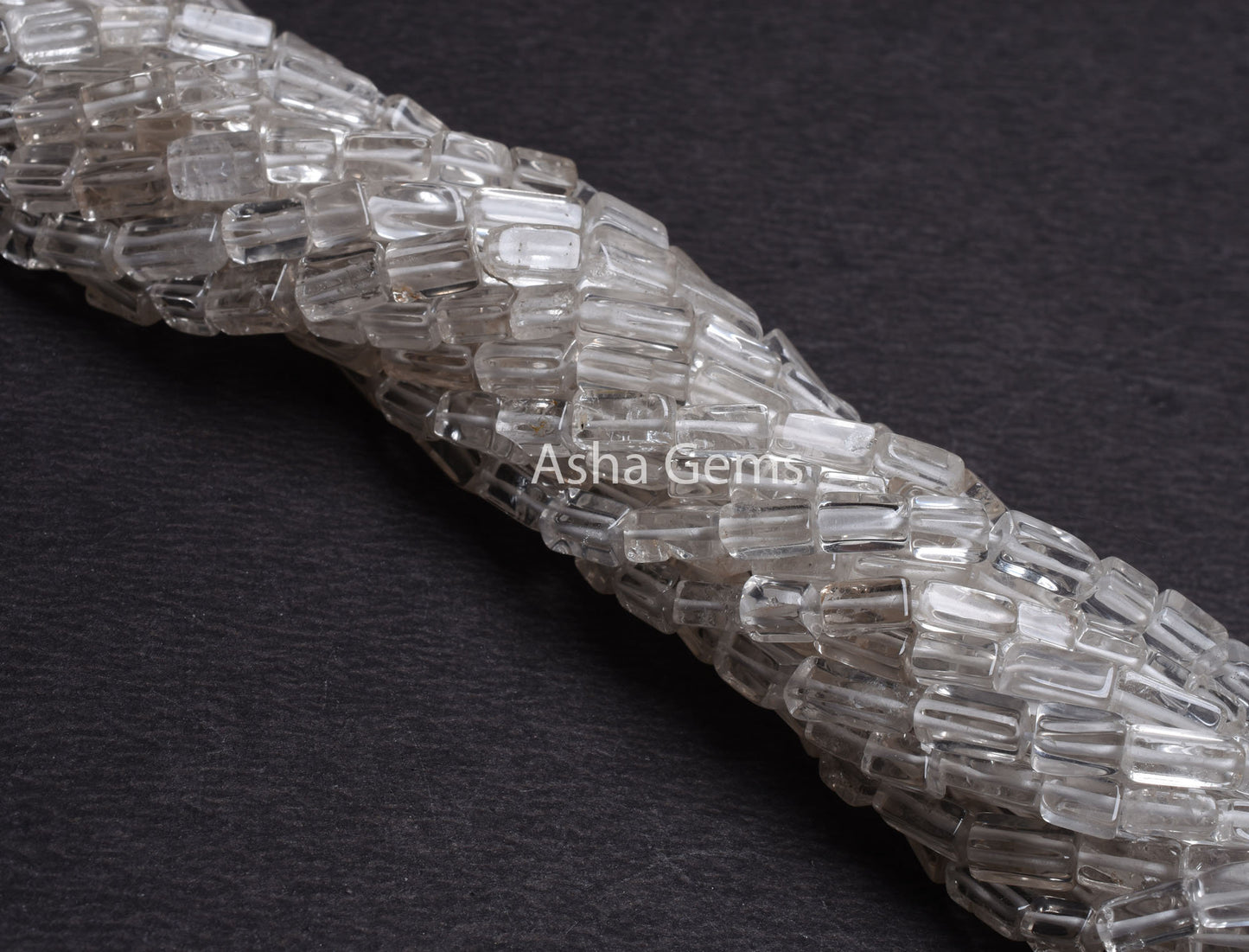 White Crystal Quartz Smooth Rectangle Gemstone Beads,15" Strand Natural Crystal Plain Handmade Uneven Fancy Beads, Crystal Bead Jewelry SALE