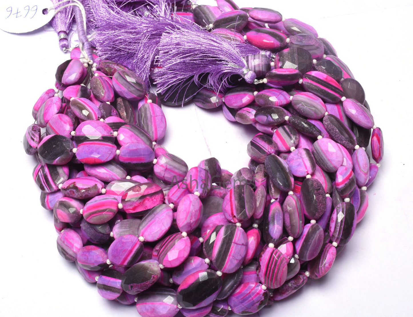 Beautiful Pink Boulder Opal Faceted Oval Shape Beads,13"Strand Boulder Opal Beads, Pink Opal Faceted Bead Loose Gemstone Jewelry Making SALE