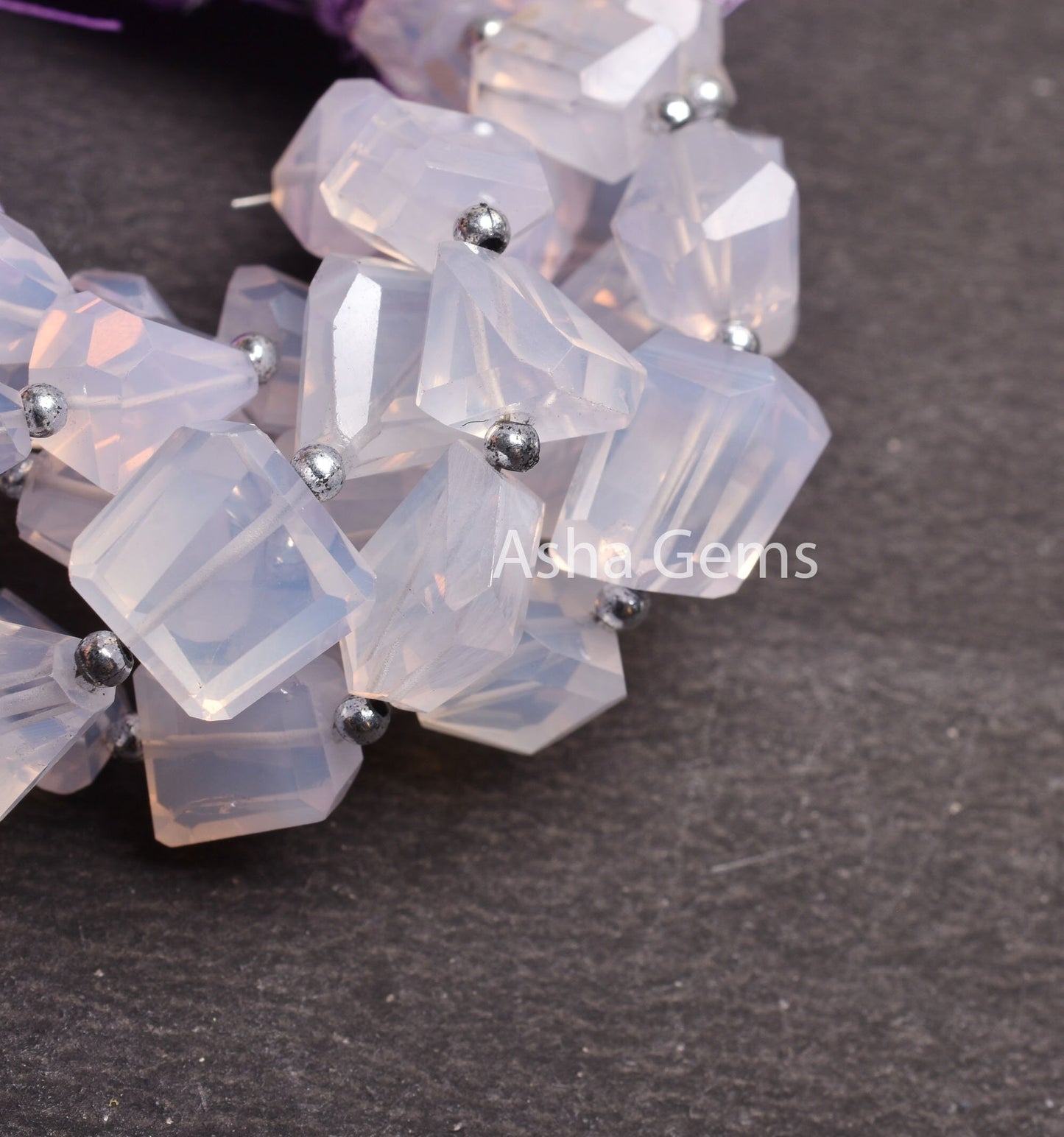 Fine Quality Rare Lavender Quartz Faceted Nugget Shape Beads, Purple Lavender Quartz Beads Gemstone faceted Nugget Bead Jewelry Making Craft