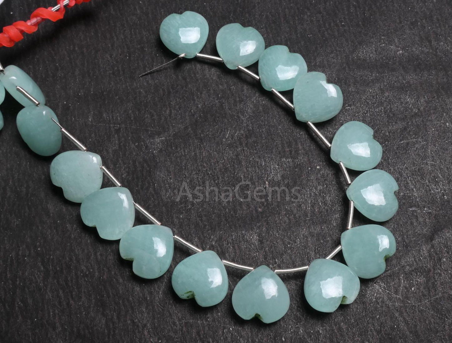 Beautiful Peru Amazonite Fancy Carved Heart Gemstone Loose Beads, AAA Natural Blue Amazonite Carving handmade Amazonite Beads Jewelry Crafts