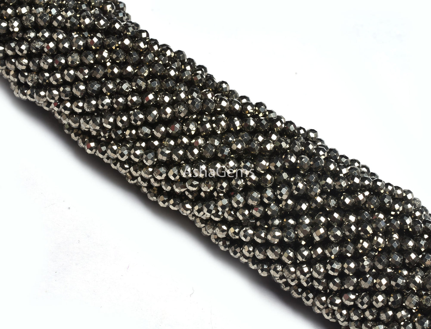 Beautiful Natural Pyrite Micro Cut Rondelle Faceted Gemstone Beads 3 mm AAA Quality Copper Pyrite machine Cut Rondelle Beads Crafts Jewelry