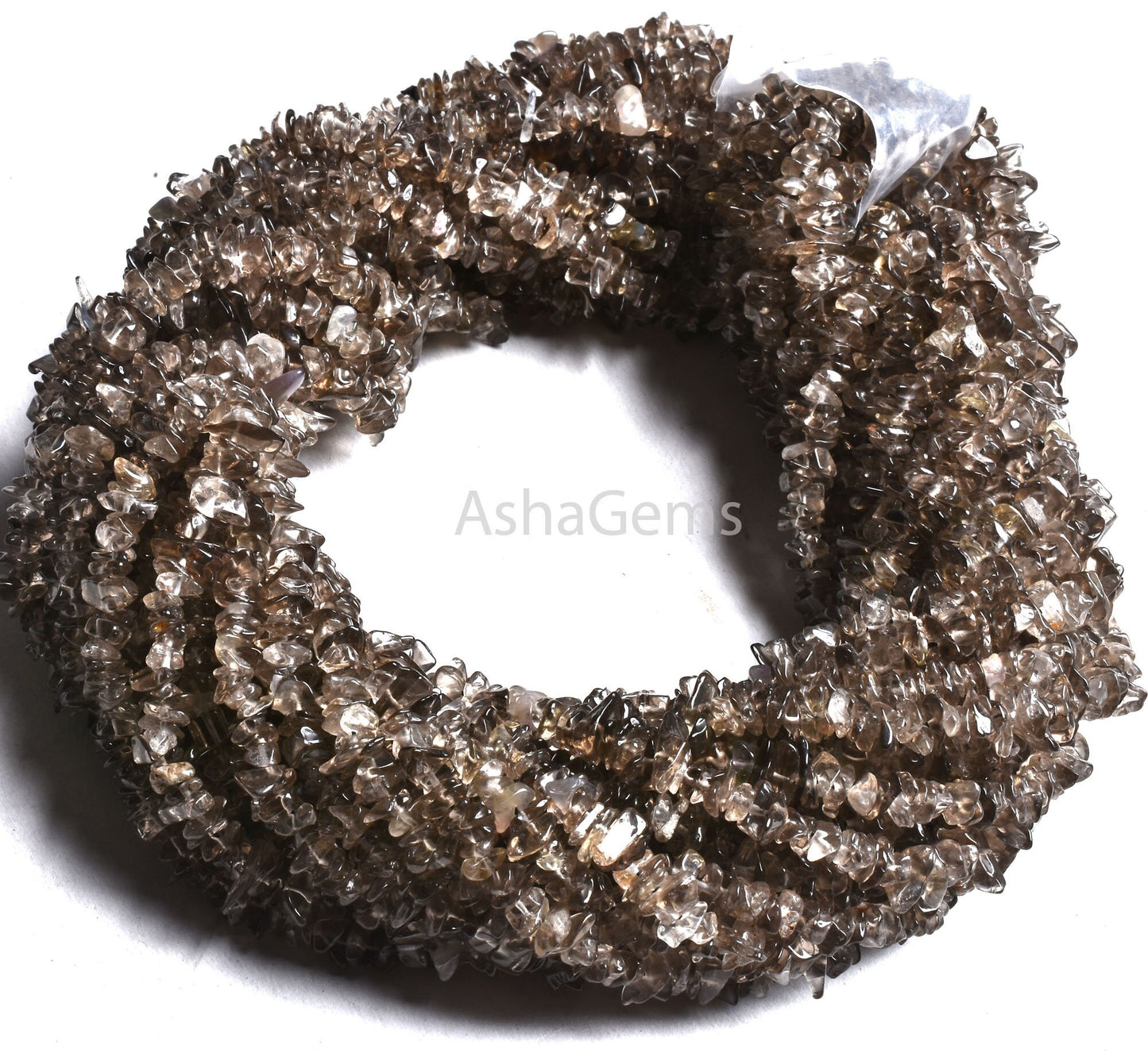 34" Strand Natural Smoky Quartz Chips Raw Uncut Gemstone Beads, light Smoky Quartz Smooth Raw Rough Beads,4-5.5 mm Smoky Beads Jewelry Sale