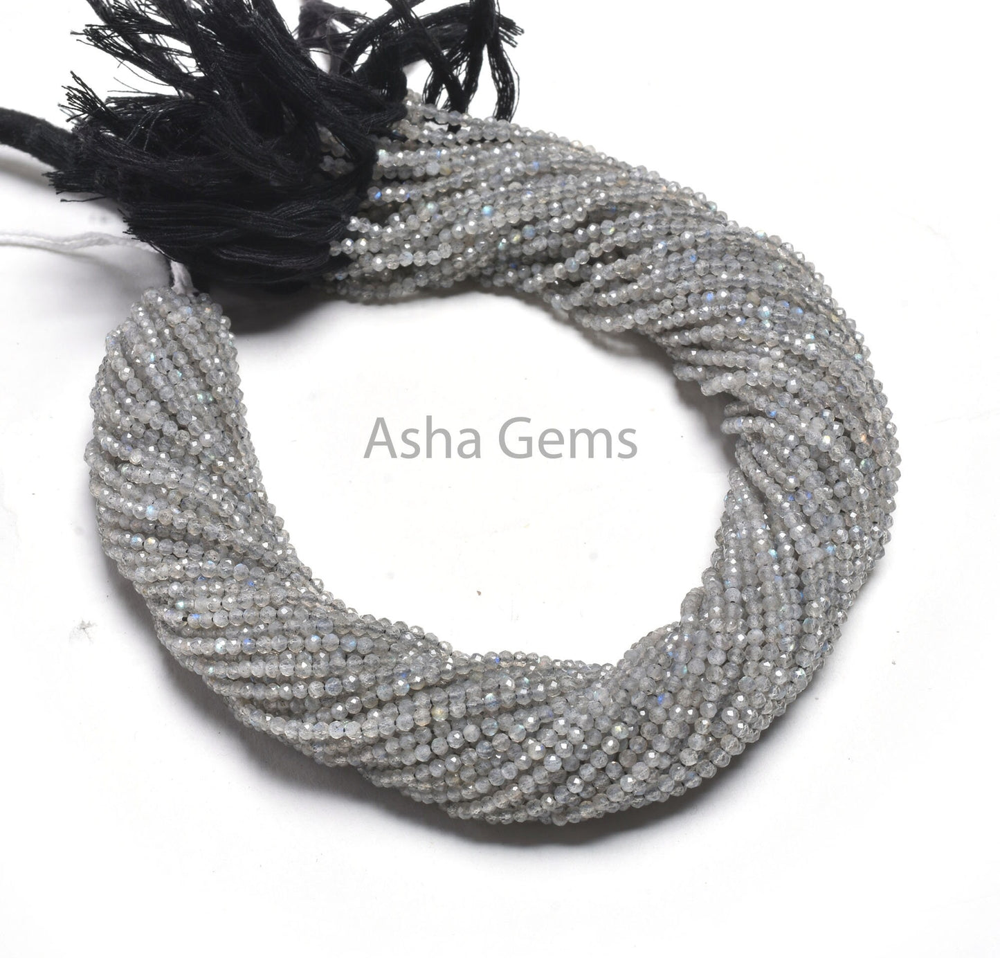 2.5mm Beautiful Labradorite Micro Cut Faceted Rondelle Beads, Natural Flash labradorite Machine Cut Gemstone Beads, Labradorite Bead Jewelry