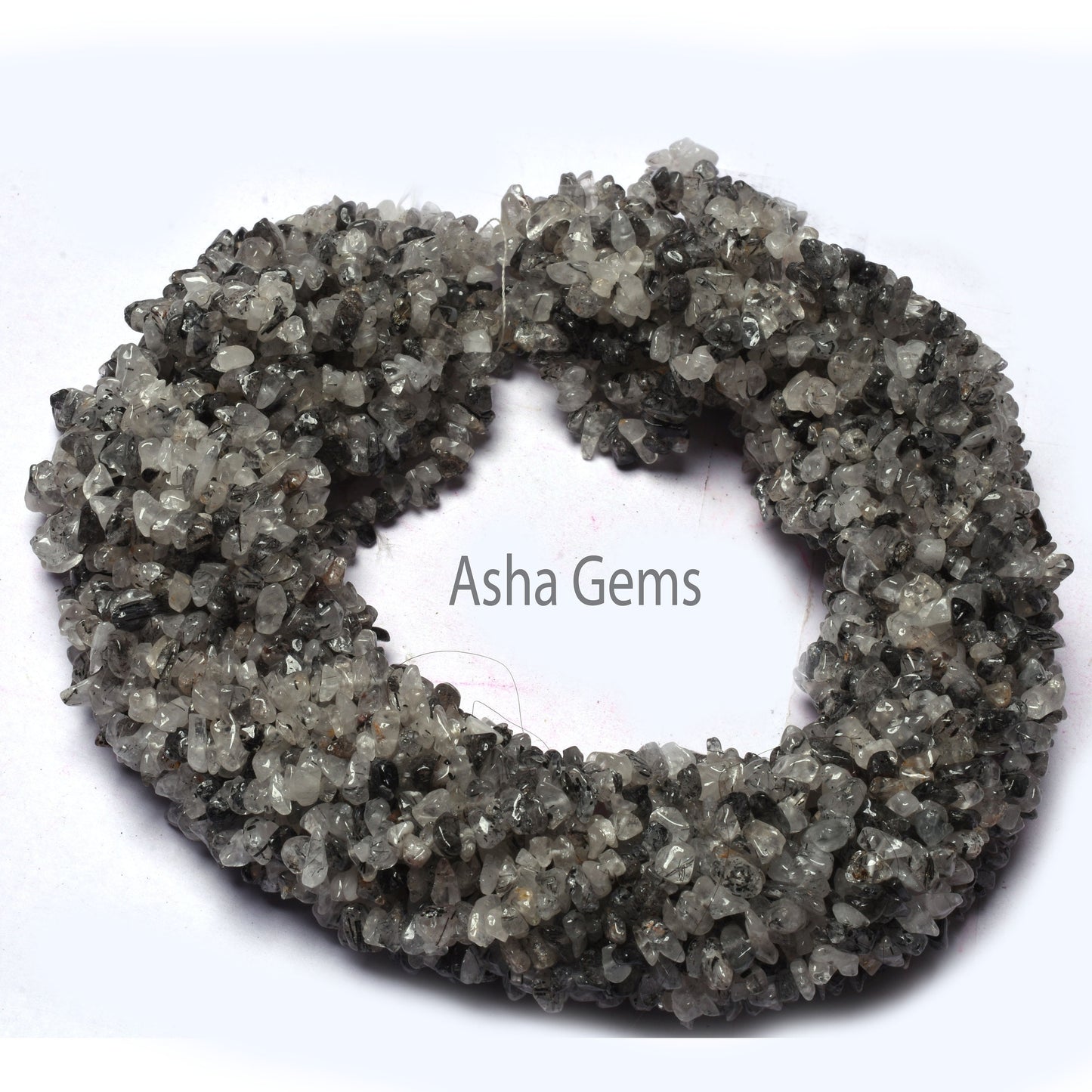 34" Strand Natural Black Rutile Uncut Chips Raw Gemstone Beads, Rutile Rough Smooth Raw tiny Nugget uneven Beads, Fine rutile Bead Jewelry