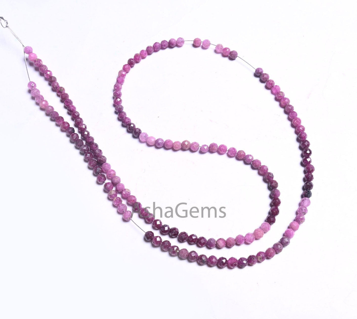 3mm AAA Quality Shaded Red Ruby Faceted Micro Cut Beads,17"Strand Natural Ruby Machine Cut Rondelle Gemstone Ruby Bead Necklace Jewelry SALE