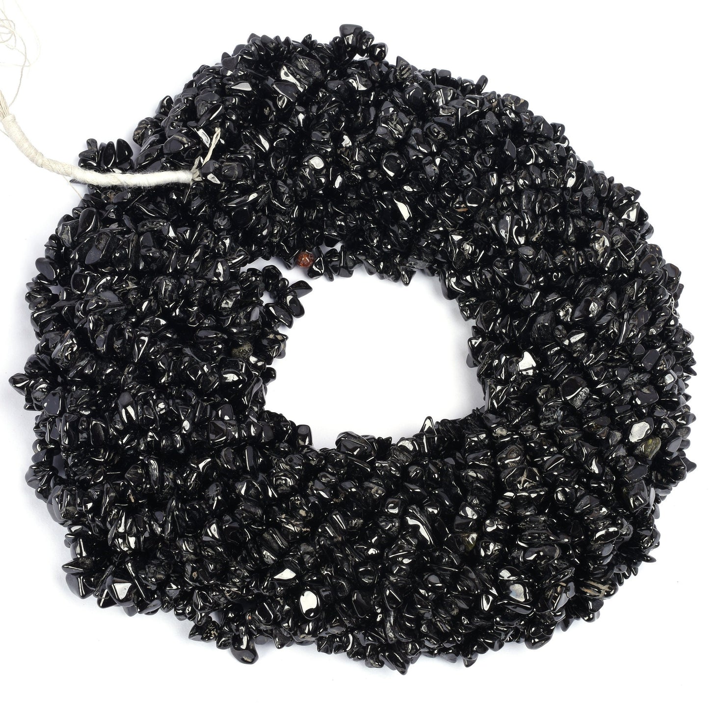 34"Strand Natural Black Spinel Uncut Chips Beads Gemstone Black Spinal Raw Rough Nugget Beads, Spinel Beads Uneven Uncut Chip Jewelry Crafts
