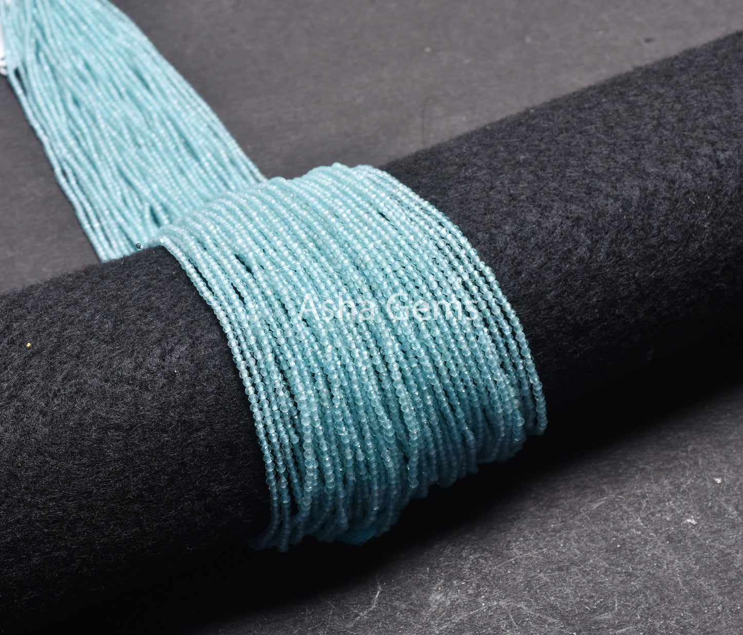 13"Strand Natural AAA Sky Apatite Micro Cut Rondelle Faceted Gemstone Beads 2 mm Sky Apatite Machine Cut Beads Apatite Bead For Jewelry SALE