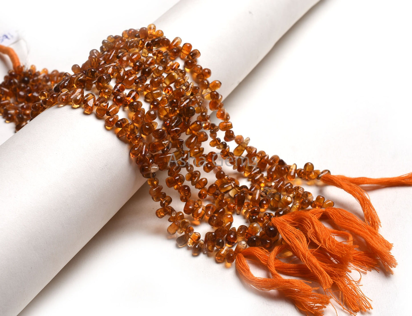 13" Strand Natural Yellow Citrine Quartz smooth Drops Shape Beads, Dark Honey Yellow Citrine Plain Handmade Uneven Teardrop Side Drill Beads