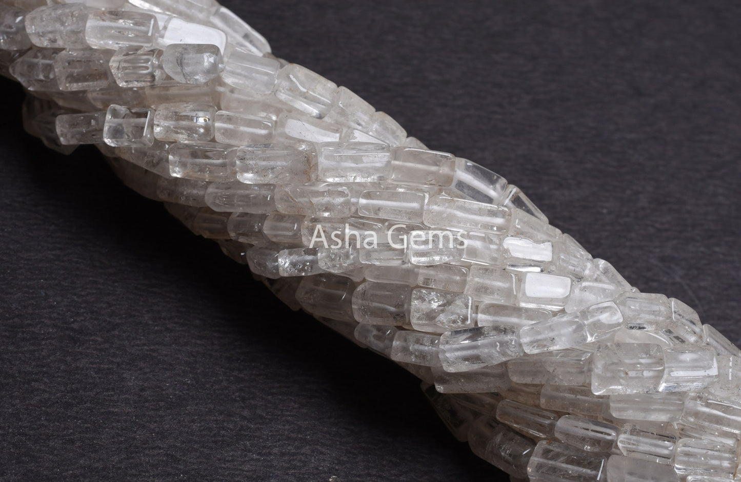 15 Inch Strand Natural Crystal Fancy Rectangle Bead, Crystal Quartz Smooth Fancy Long Straight Drill Gemstone Beads, White Crystal Bead SALE