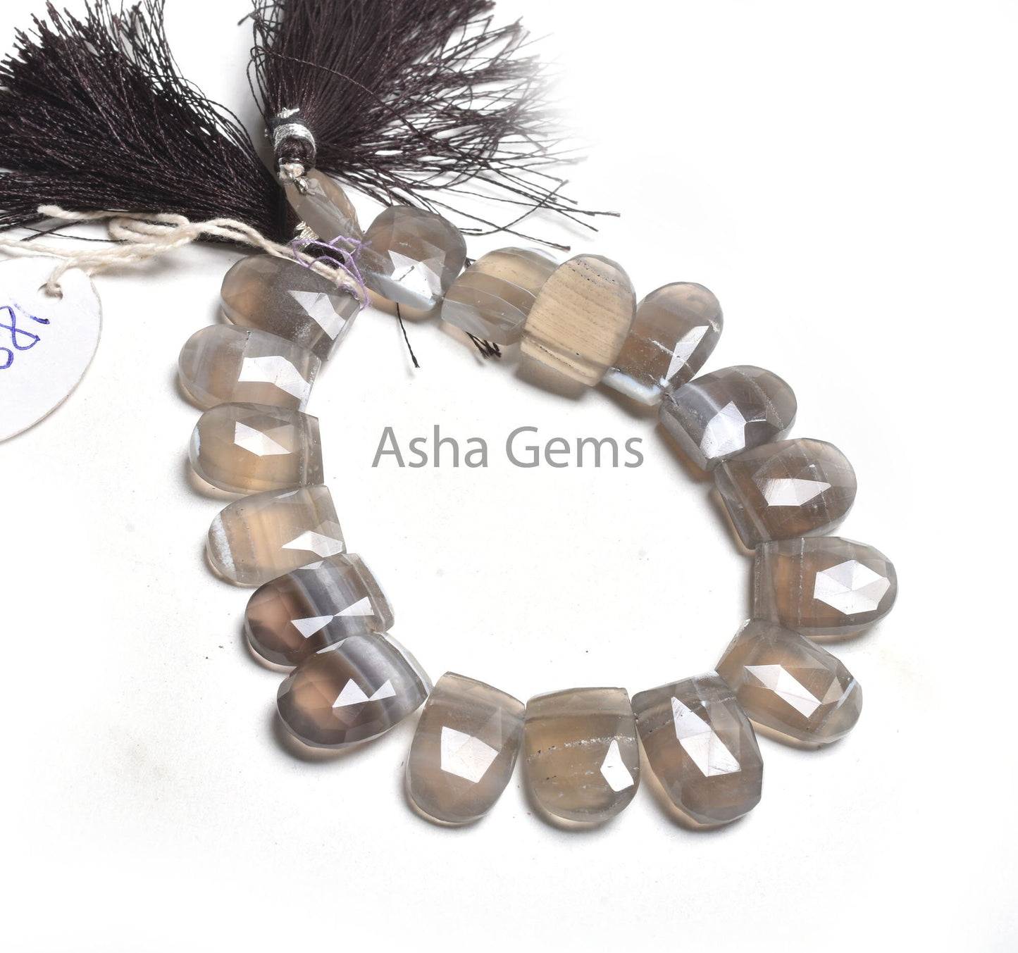 Beautiful Boulder Agate Chalcedony Faceted Fancy Nail Shape Beads,11-17mm Gemstone Fancy Briolette Side Drill Bead Jewelry Making Craft SALE