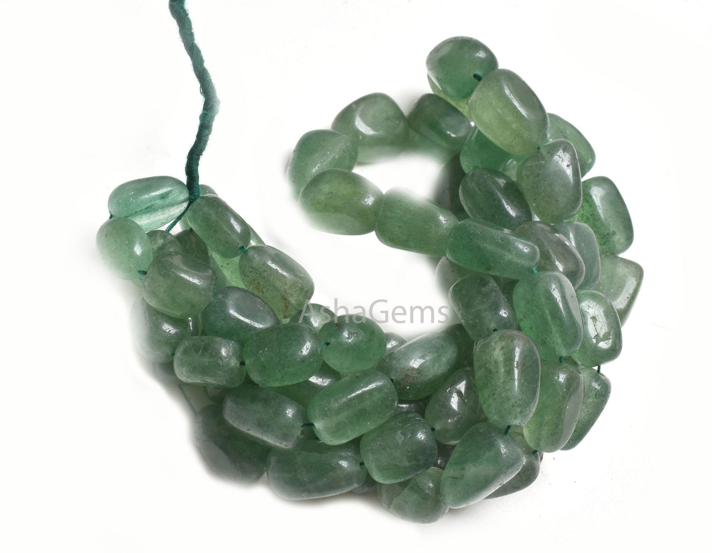 Natural Green Strawberry Quartz Smooth Nugget Shape Gemstone Beads, Strawberry Plain Uneven Big Size Nugget Tumble Bead Jewelry making Craft