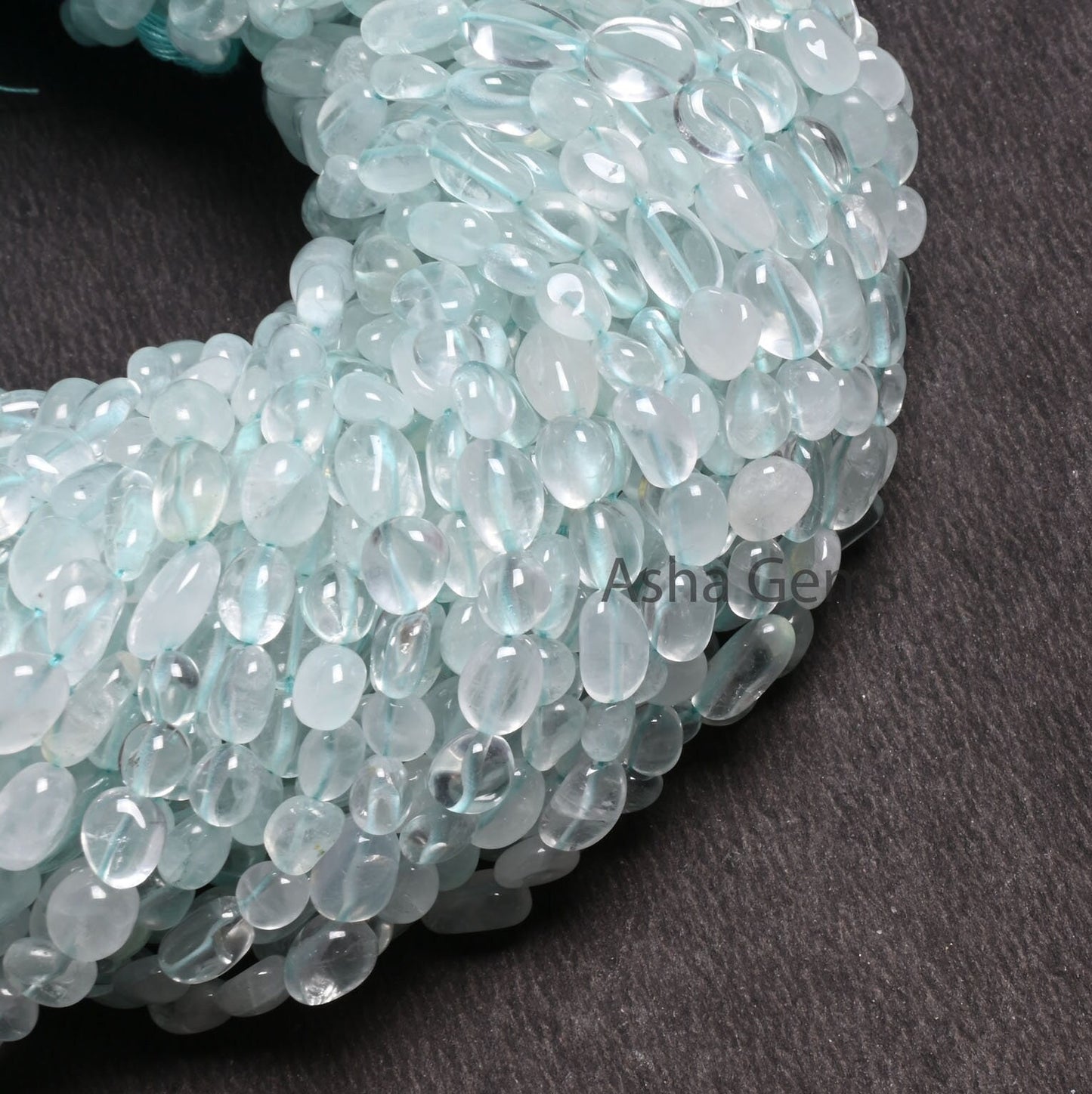 Beautiful Blue Topaz Smooth Nugget Shape Beads, Topaz Handmade Uneven Tiny Nugget Beads Gemstone Topaz Loose Bead Jewelry Making Craft SALE (AG 22277)