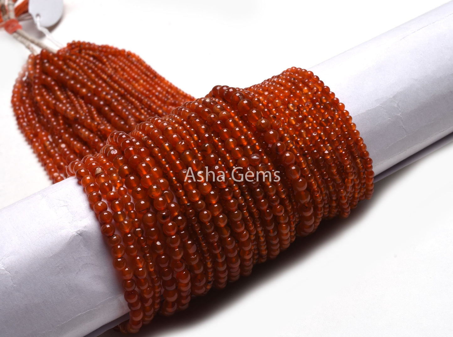 Beautiful Red Carnelain Round Ball Gemstone Beads,13" Strand Natural Carnelian Smooth Round Shape Beads, Carnelian Bead Jewelry Craft SALE