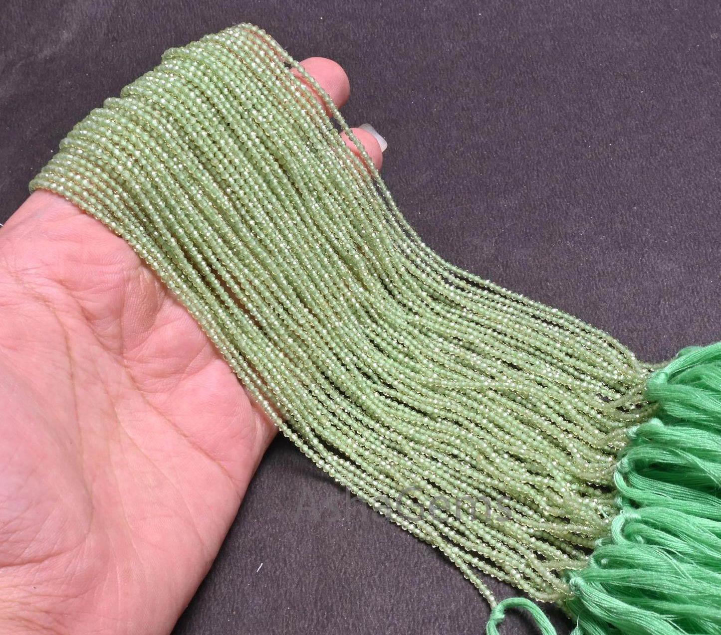 2mm Beautiful Natural Peridot Micro Cut Tiny Beads, AAA Quality Green Peridot Faceted Rondelle Shape Gemstone Bead Jewelry Making Craft SALE