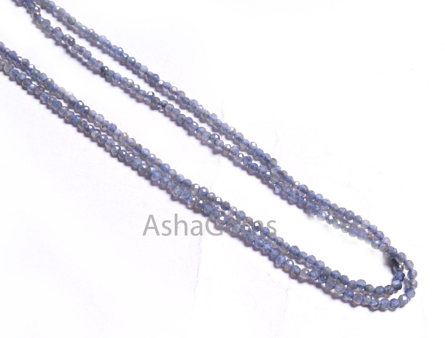 2mm Natural Iolite Tiny Rondelle Faceted Machine Cut Beads,12.5" Blue Iolite Micro Cut Gemstone Loose Iolite Bead Jewelry making Craft SALE