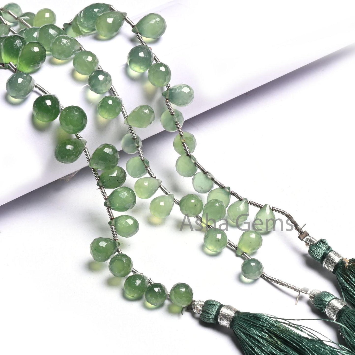 AAA Quality Green aventurine faceted Drop Shape Beads,8" Natural Aventurine Teardrop Briolette Gemstone Side Drill Beads Jewelry Crafts SALE