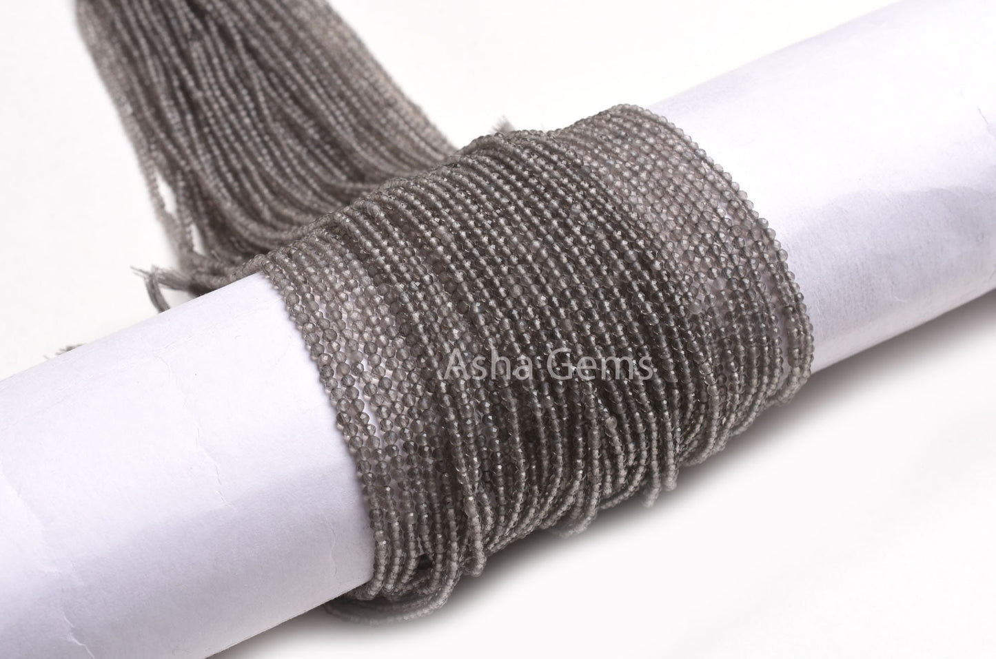 2.2 mm Smoky Quartz Micro Cut faceted Gemstone beads,13" Strand Light Grey Smoky Beads, AAA Smoky Machine Cut Rondelle Faceted Bead Jewelry