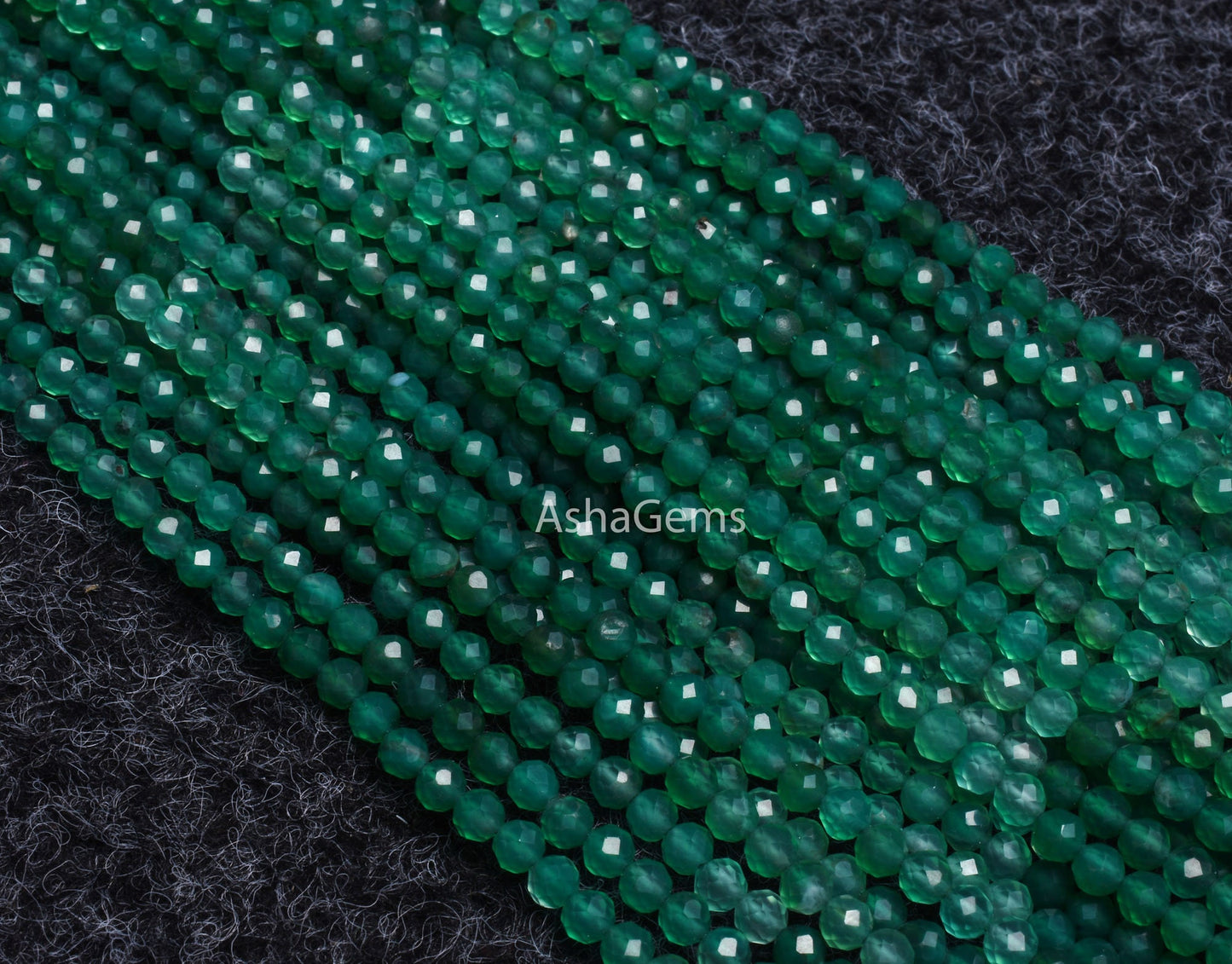 Beautiful Green Onyx Faceted Rondelle Shape Beads,3.20 mm, Shaded Green Onyx Machine Cut Beads, AAA Onyx Micro faceted Beads Jewelry Making