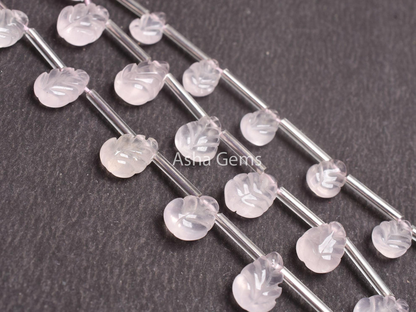 AAA Quality Rose Quartz Fancy Carved Pears Shape Beads, Pink Rose Quartz Carving Teardrop Gemstone Beads Hand Carve Rose Quartz Bead Jewelry