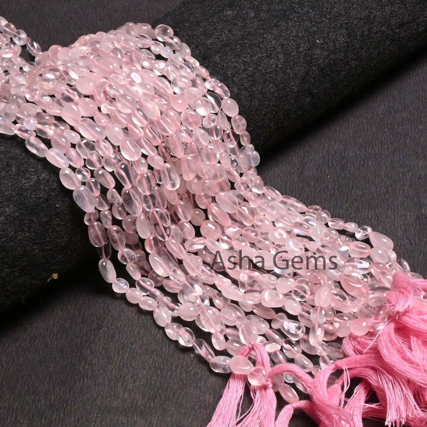 Beautiful Pink Rose Quartz Smooth Nugget Beads,4.5-9mm Fine Natural Rose Quartz Tiny Tumble Handmade Gemstone Bead Jewelry Making Craft sale (AG 22263)