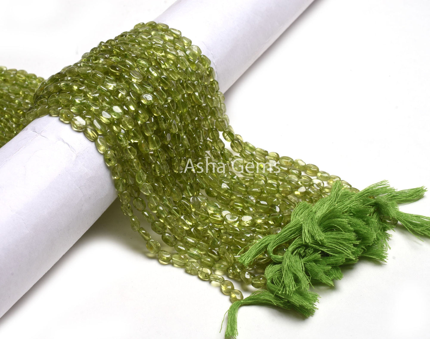 Natural Peridot Smooth Oval Gemstone Beads, Fine Green Peridot Plain Handmade Oval Beads Straight Drill Peridot Bead Jewelry Handicraft SALE