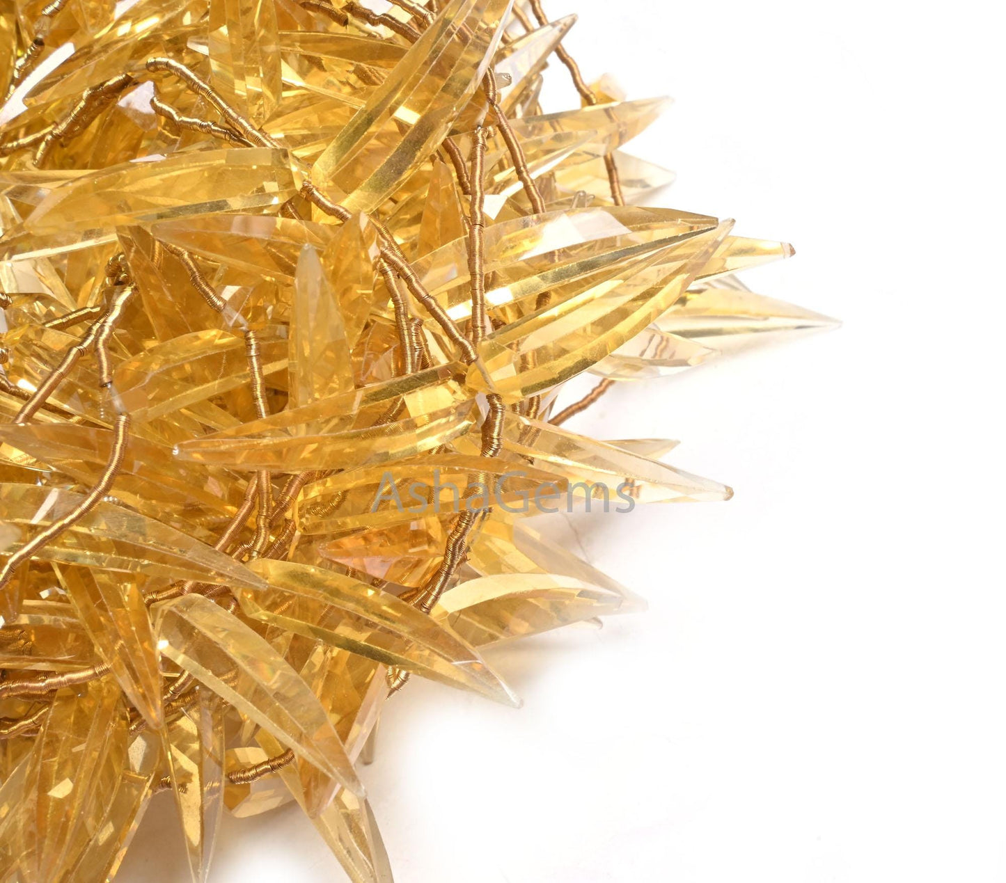 Beautiful Lemon Hydro Fancy dagger Shape faceted Beads, AAA Yellow Lemon Hydro Quartz lady Finger Shape Side Drill Beads Jewelry Craft SALE (AG 18641)