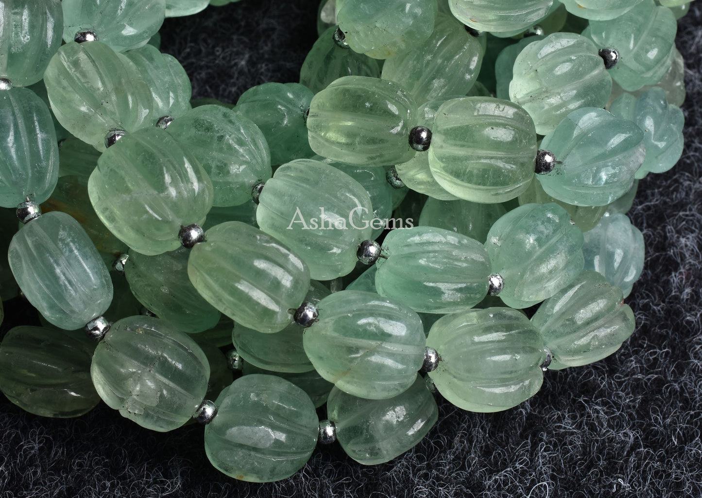 Natural Green Fluorite Uneven Shape Carving Beads, Fine Fluorite Carved Nugget Beads, Fluorite Handmade Carve Puff Nugget Beads Jewelry SALE