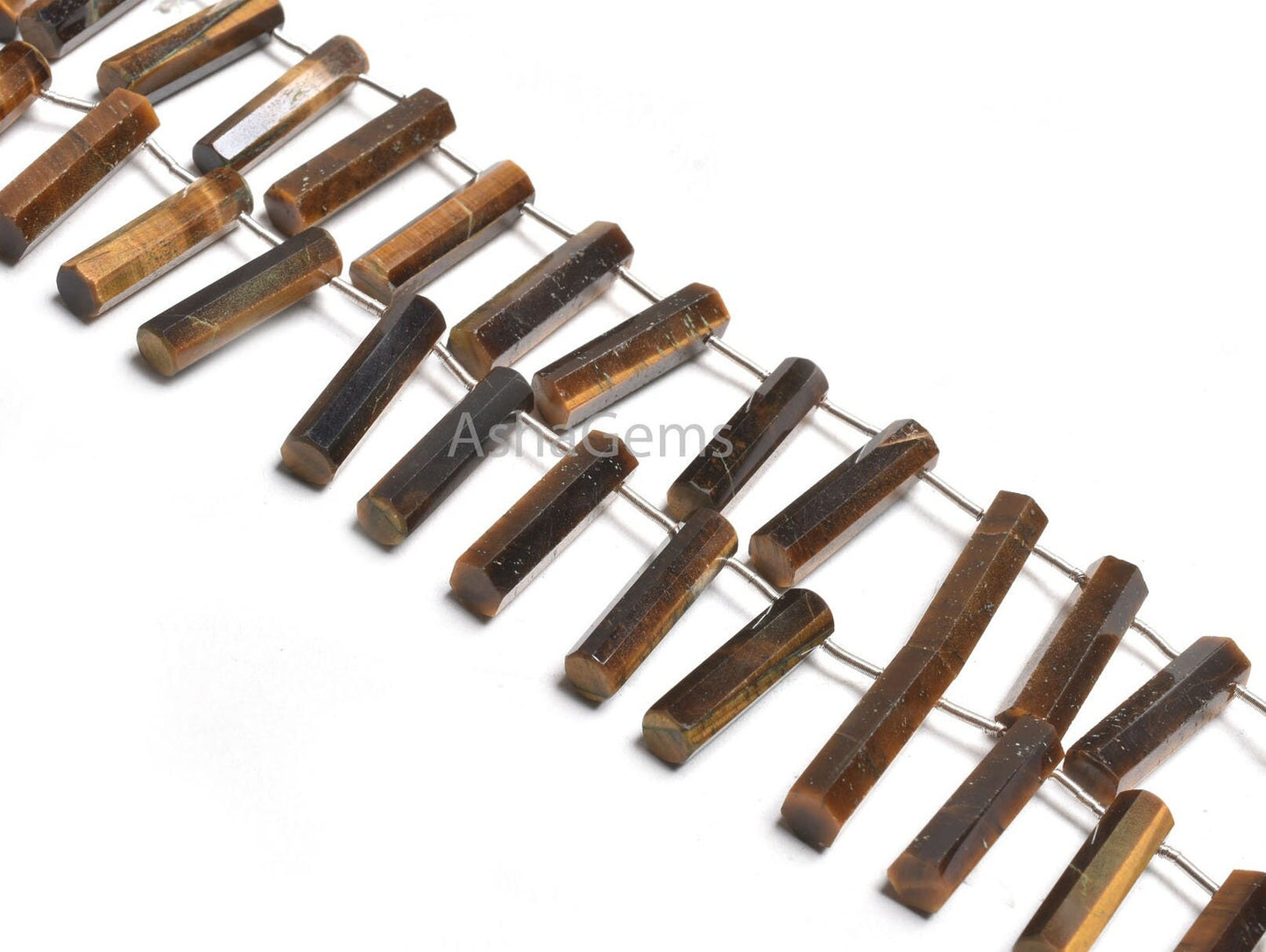 Natural Tiger Eye Fancy Pipe Shape faceted Beads,5-20 mm Natural Tiger Long Tube Gemstone Beads, Tiger Rye Bead Jewelry Making Craft SALE