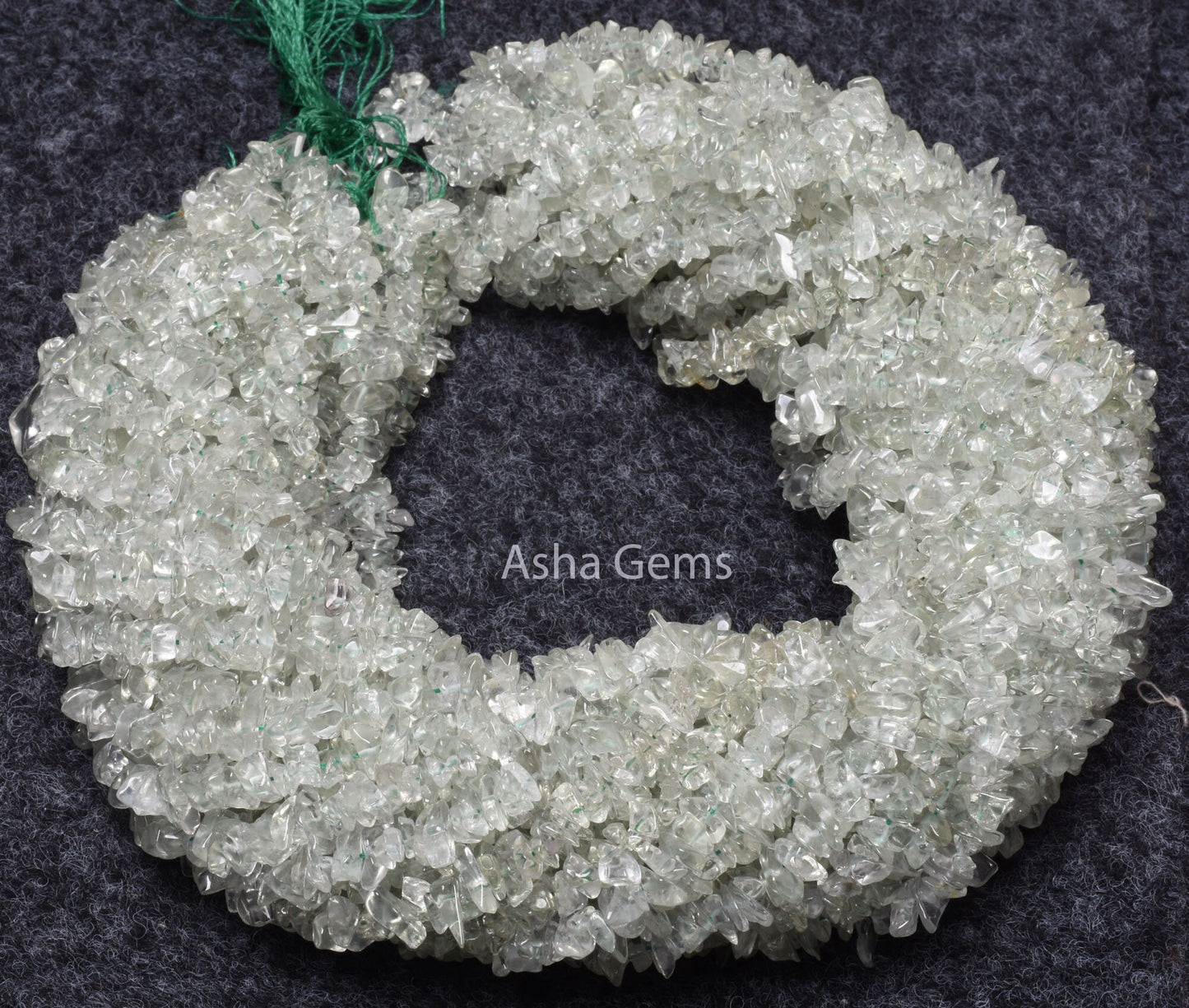 34"Strand Natural Green Amethyst Uncut Chips Beads Gemstone Smooth Raw Tiny Nugget Rough Beads fine Quality Green Amethyst Chip Jewelry Sale