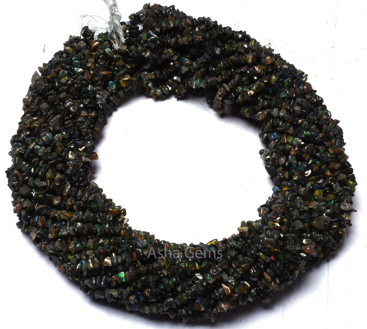 Beautiful Black Ethiopian Opal Uncut Chip Beads, Welo Fire Ethiopian Opal Smooth Raw Polish Beads, Flashy Opal Gemstone Beads For Jewelry