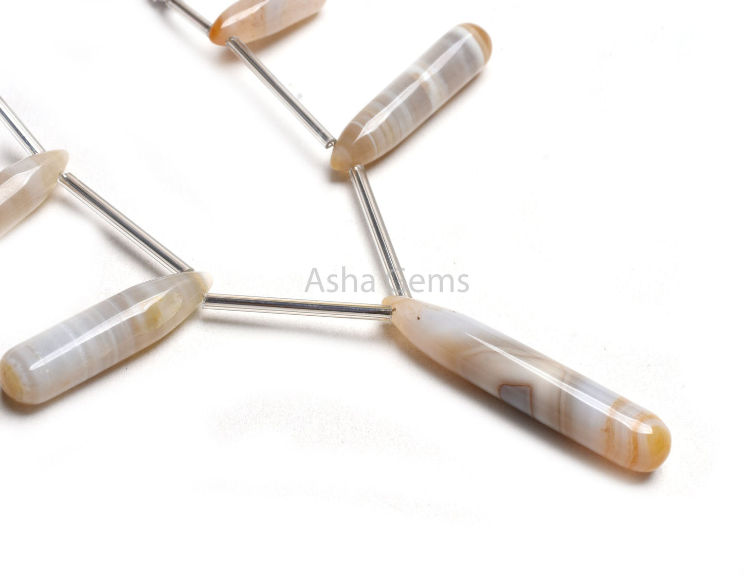 Shaded Bio Agate Fancy Drop Gemstone Beads, Boulder Agate Long Teardrop Smooth Handmade Beads Side Drill, Natural Agate Beads Jewelry Crafts