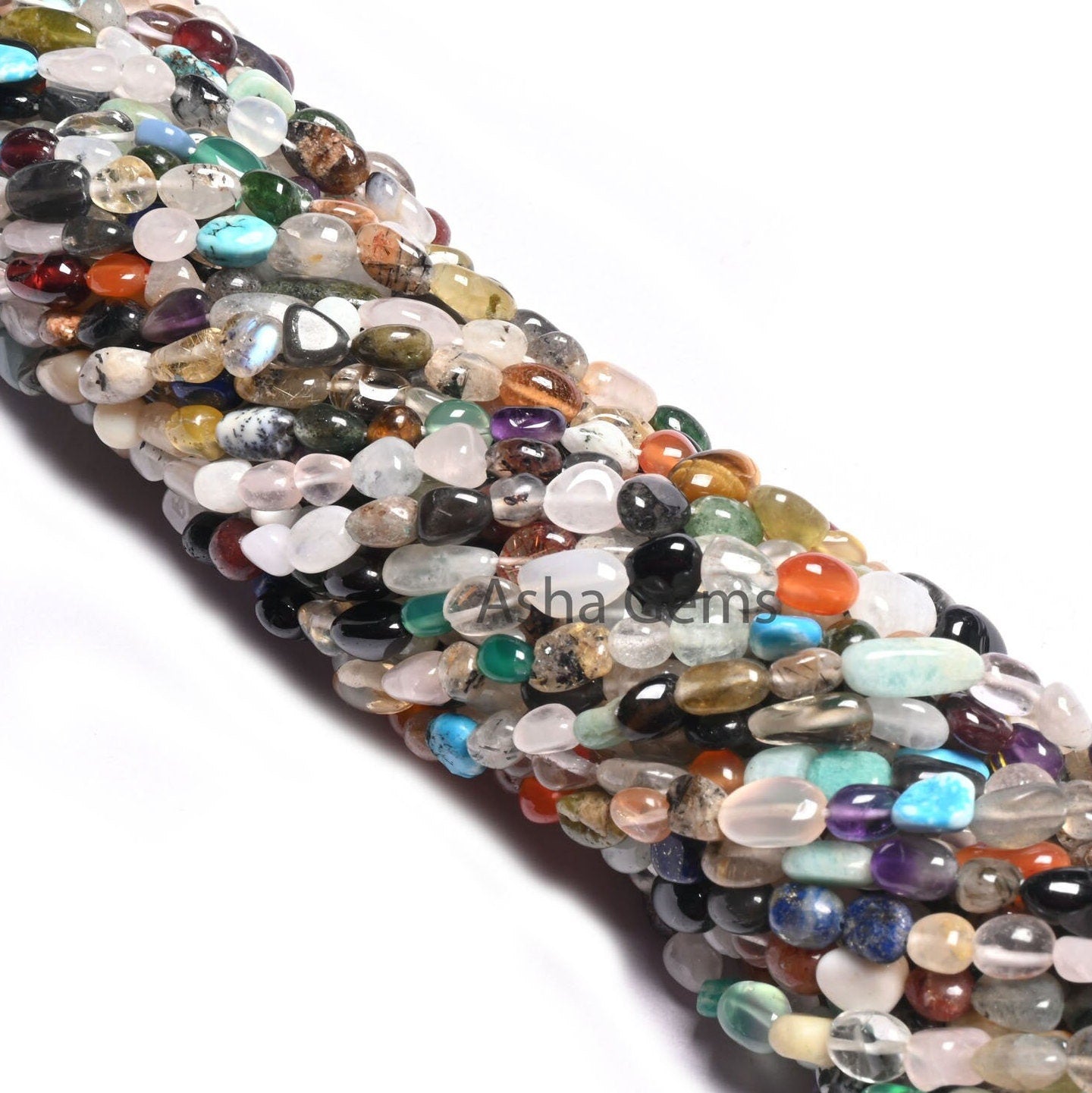 Beautiful Multi Disco Smooth Nugget Shape Gemstone Loose Beads, Multi Color Nuggets Beads, Disco Smooth Tumble Beads For Jewelry Crafts SALE (AG 22272)