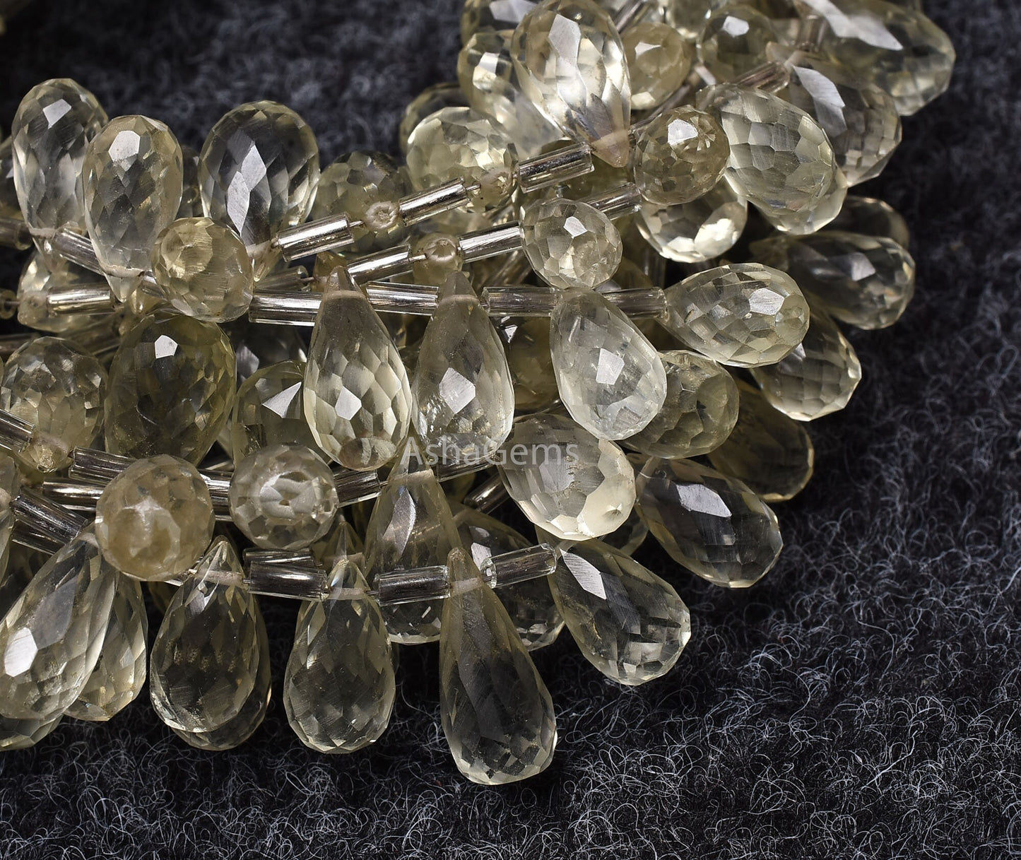 Natural Green Amethyst Faceted Drops Shape Beads, Amethyst Side Drill Drops Green Amethyst Teardrop Beads Briolette, Handmade Jewelry SALE