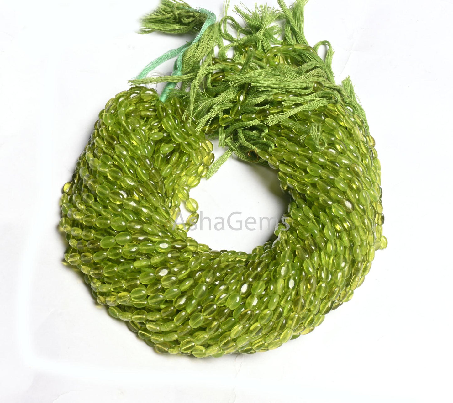 13" Beautiful Green Peridot Color Hydro Smooth Oval Shape Handmade Beads,5.5-7 mm Fine Green Hydro Plain Oval Bead Jewelry Making Craft SALE